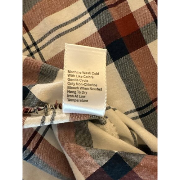 Shyanne Thunderbird Plaid Button Down Long Sleeve Shirt Size L - Picture 6 of 8